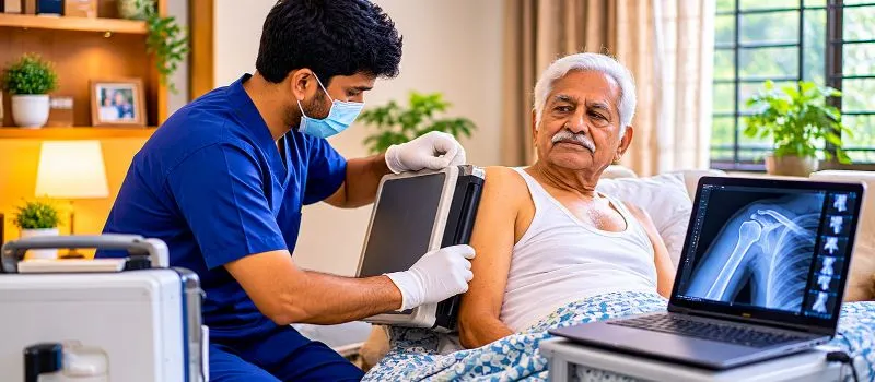 Home X-Ray service in Secunderabad for bedridden patients