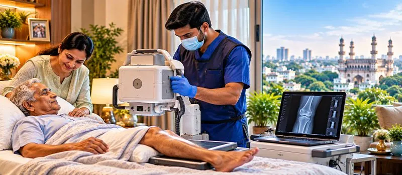 Portable X-Ray at home in Hyderabad for bedridden patients